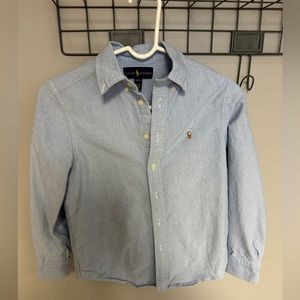 Ralph Lauren Polo button down, boys size 10-12